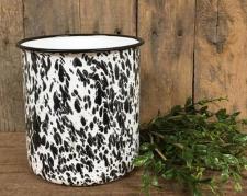 Black Splatter Utensil Holder 