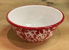 Red Splatter Cereal Bowl .