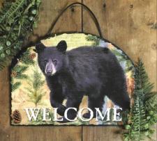 Bear Welcome Slate 