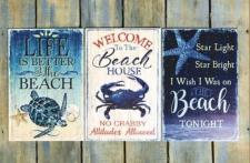 Beach Tin Signs (3 Asst.)