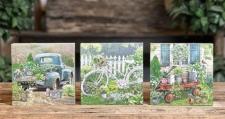 Vintage Garden Block Signs (3 Assorted)