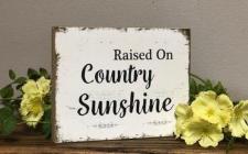 Raised On Country Sunshine Block .