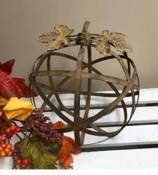 Rusty Sphere Pumpkin Small 