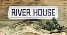 River House Metal Sign .