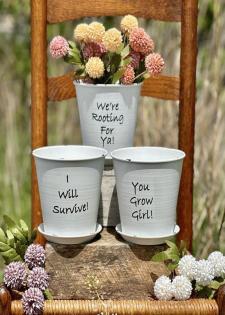 Positivity Metal Planters (3 Assorted)