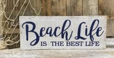 Beach Life Box Sign .