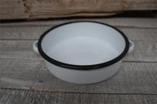 Black Rim Enamelware Mini Bake 