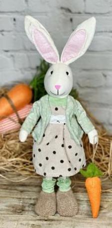 Polka Dot Girl Bunny .