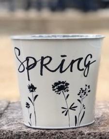 Black/White Spring Container .