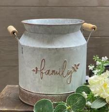 Family Milk Can With Handles .