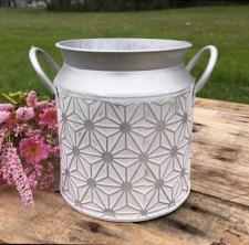 Starburst Design Double Handle Milk Can 