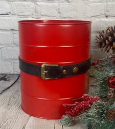 Santa Belt Red Bucket .