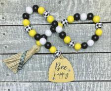 Bee Happy Bead Strand 