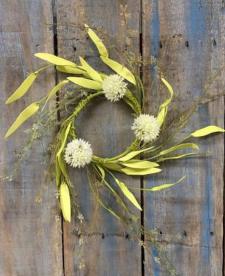 White Milkweed Candle Ring .