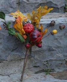 Pumpkin Acorn Pick  