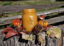 Fall Pumpkin Pinecone Candle Ring .