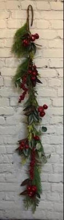 Cranberry Holly Garland 