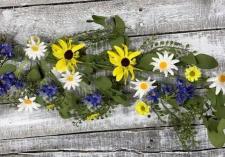 Blue/Yellow Spring Garland 