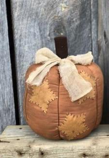 Star Patch Pumpkin Tall  