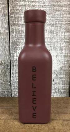 Believe Glass Bottle .