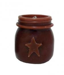 The Keeping Jar LED Candle Burgundy .